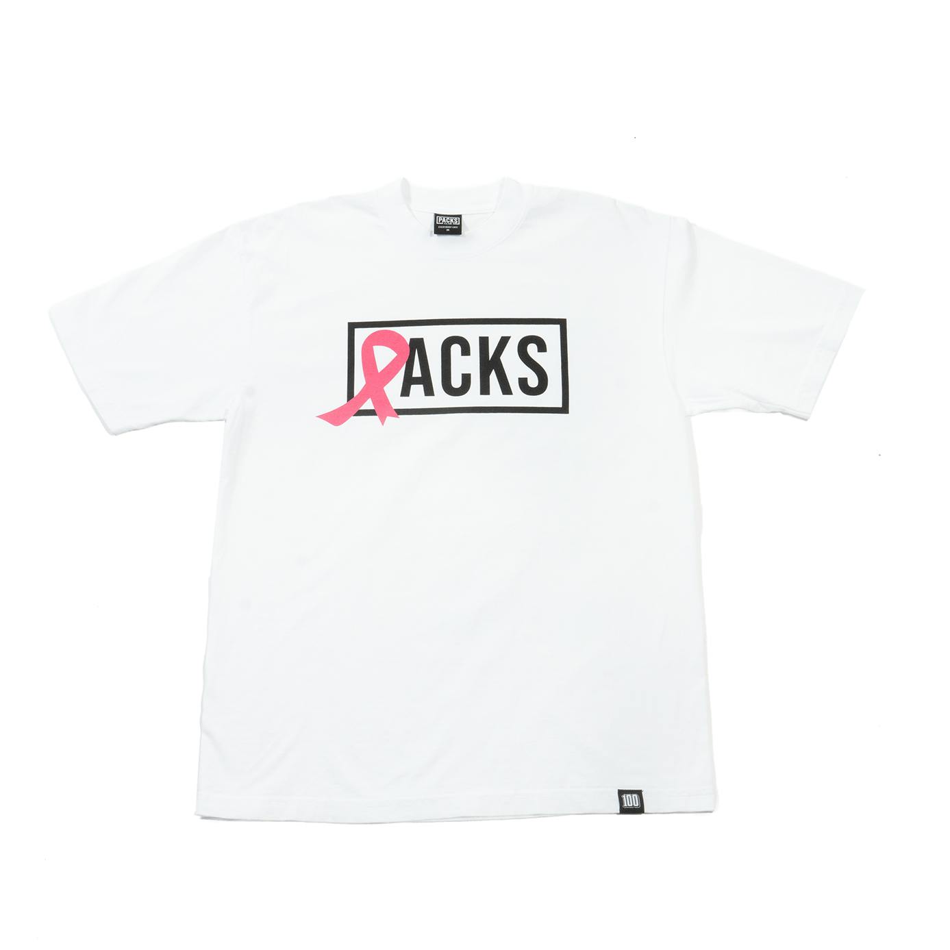 100PACKS - Breast Cancer Awareness - White - XXL | Apparel