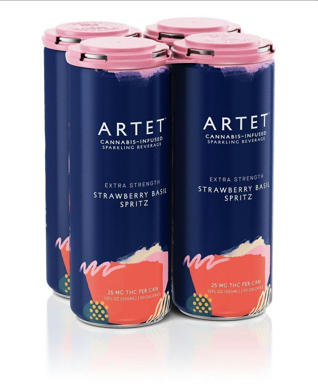 Strawberry Basil | Carbonated | 25mg | 355ml