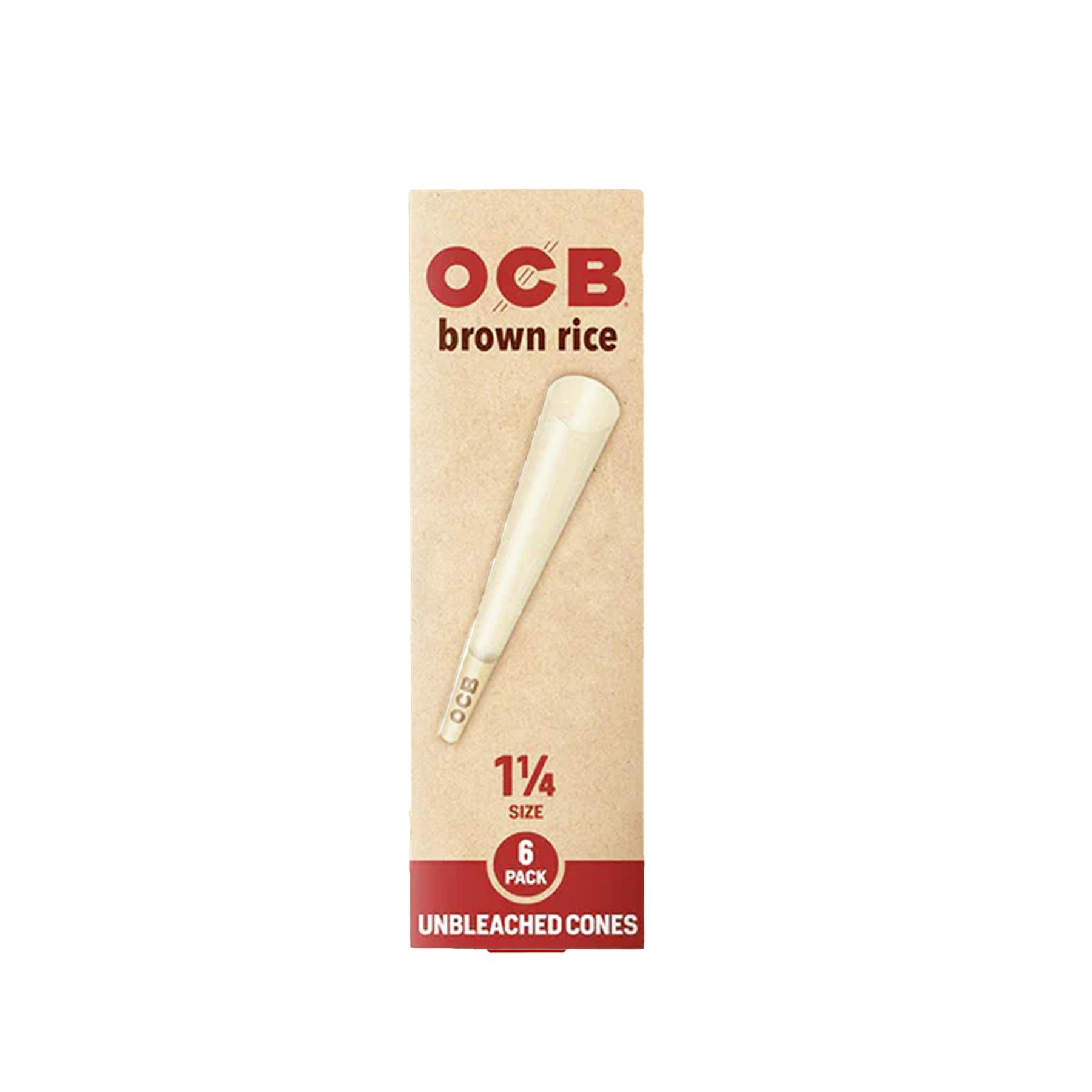 Brown Rice 1 1/4 Cones (6-Pack) | Accessories