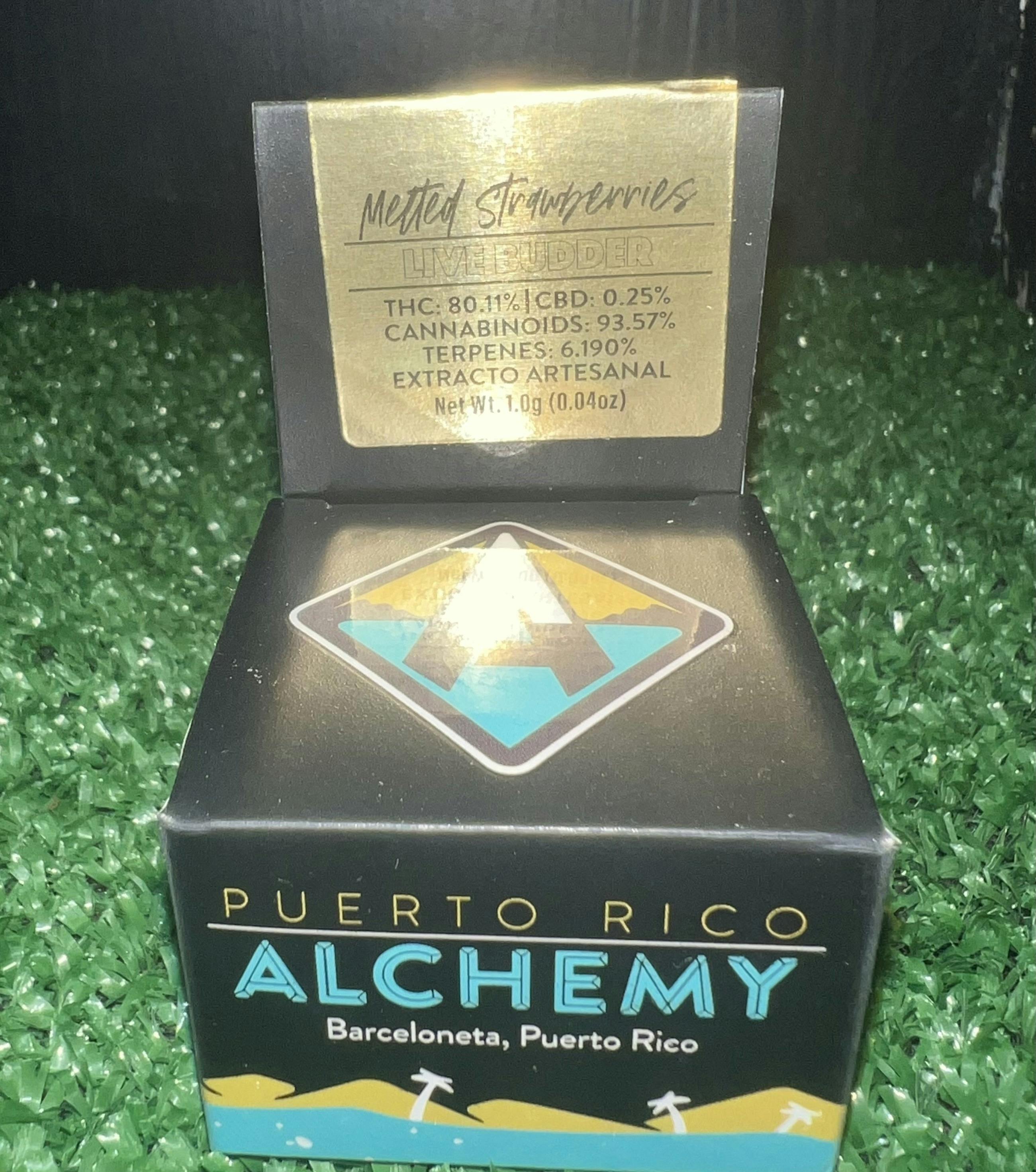 melted strawberries | Solvent | Badder | 1g - Puerto Rico Alchemy