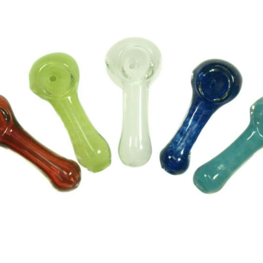 2.5" Solid Color Glass Pipes (Assorted Colors) | Pipes by GENERIC