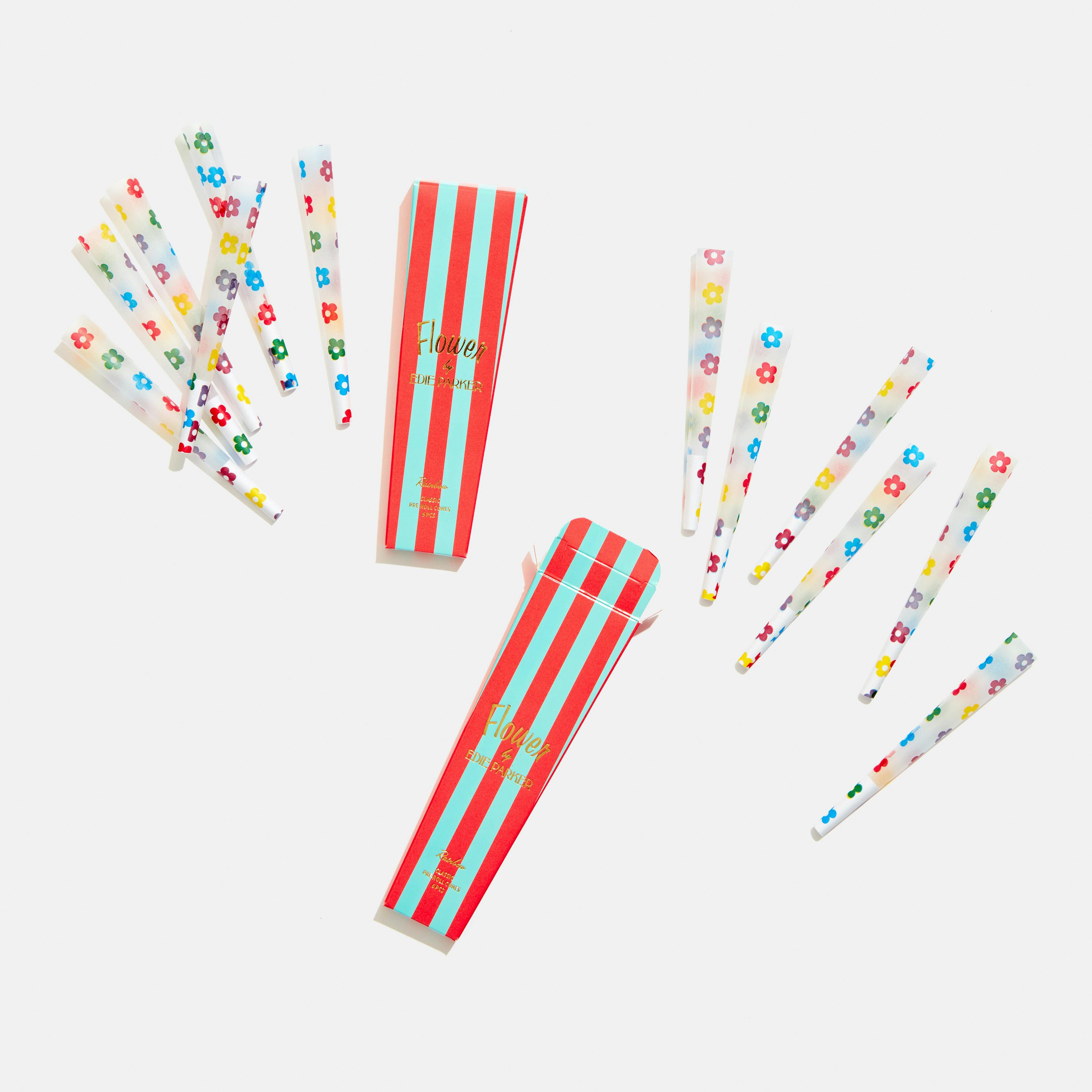 Edie Parker Flower Cones Rainbow | Accessories
