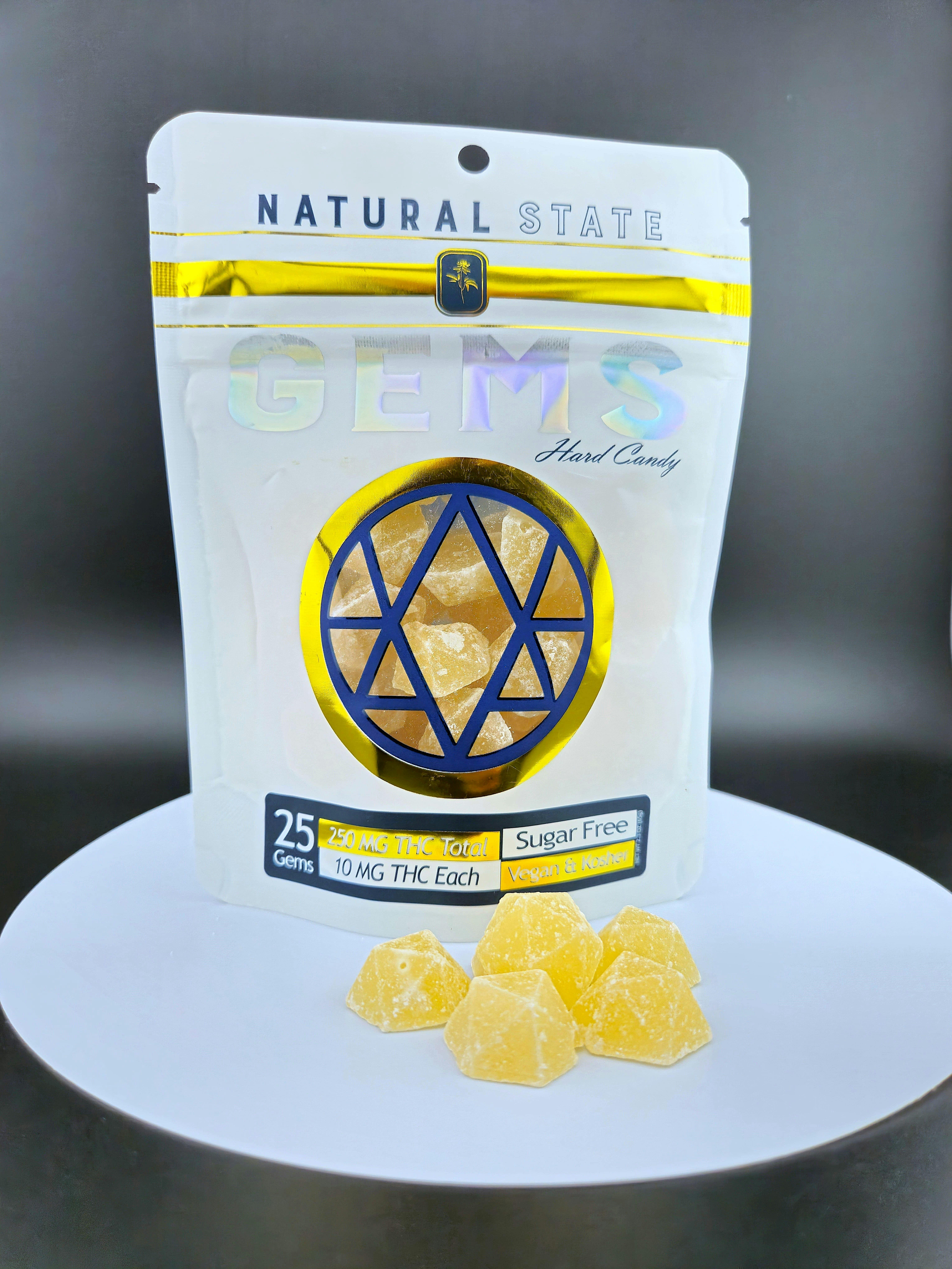Sour Tangerine | Gems | 250mg | | Mints | 25pk | 10mg/ea