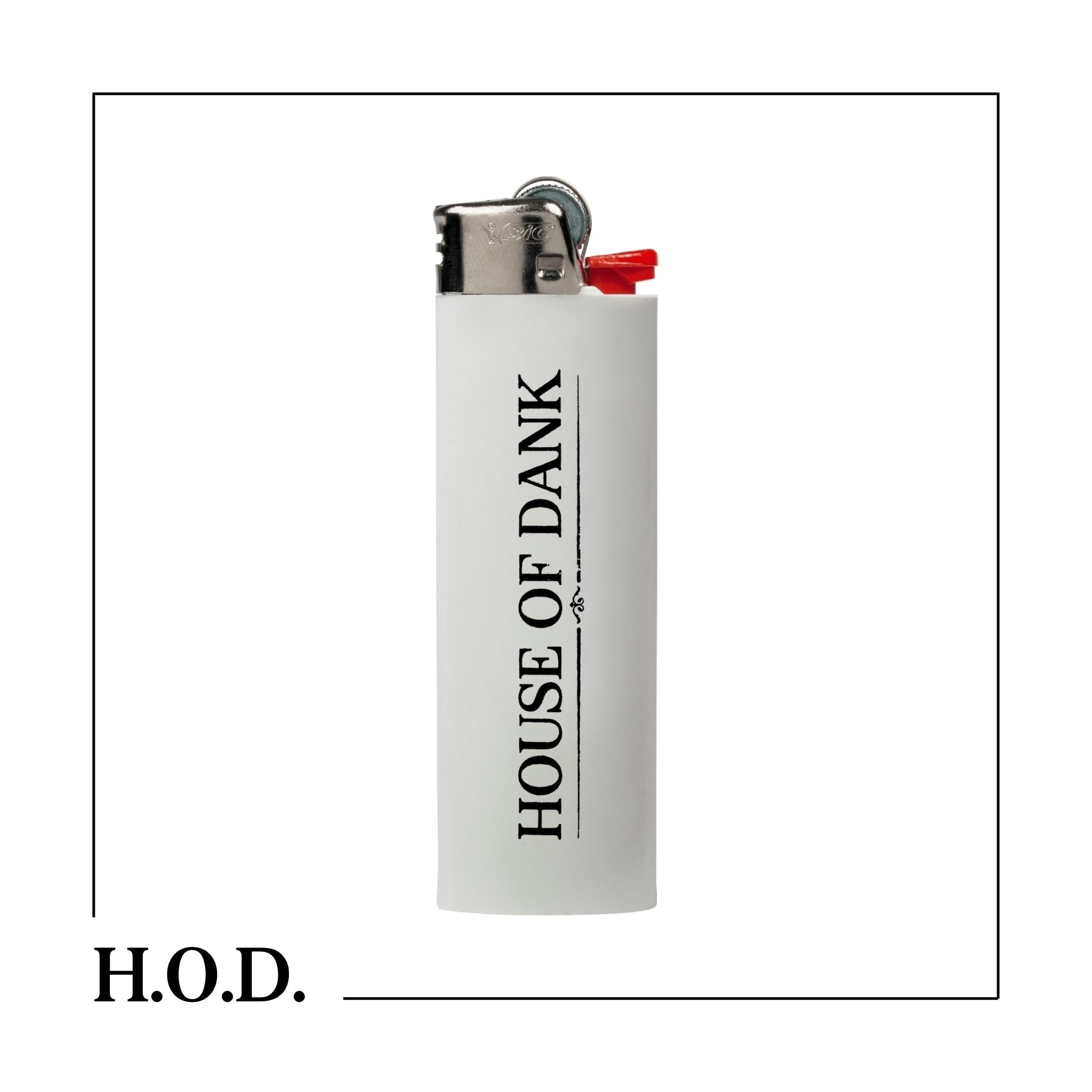 H.O.D. OG House White BIC Lighter | Accessories