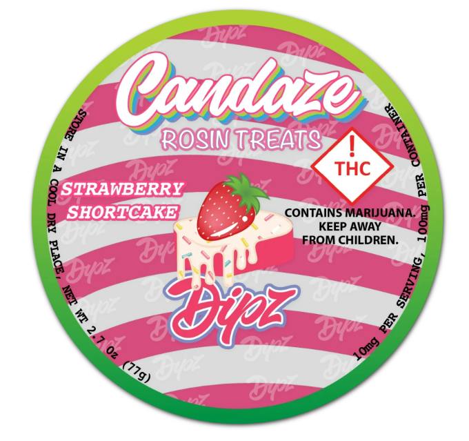 Candaze Medical Dipz - Strawberry Shortcake 1000mg - Hybrid | 10pk | 1000mg