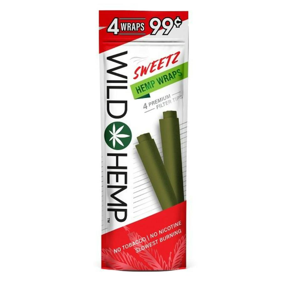 Wild Hemp Wraps 4pk- Sweetz | Accessories at Chouteau House of Fire