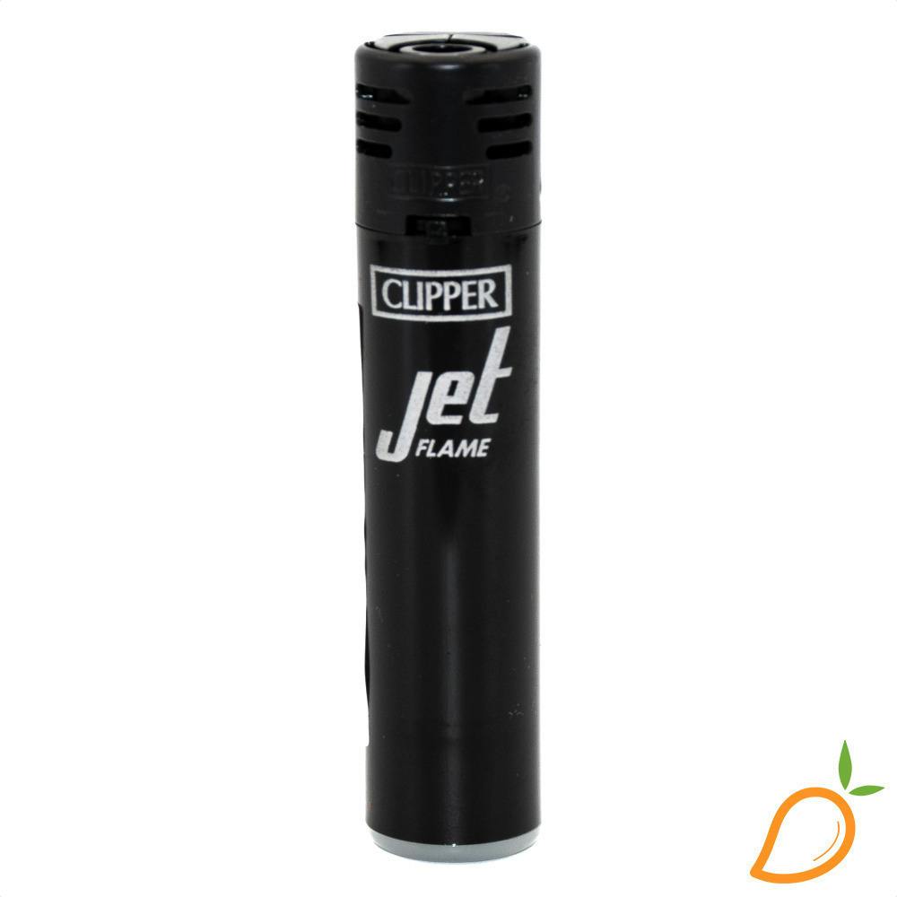 Black With Clipper Logo Jet Flame Lighter Clipper | Accessories