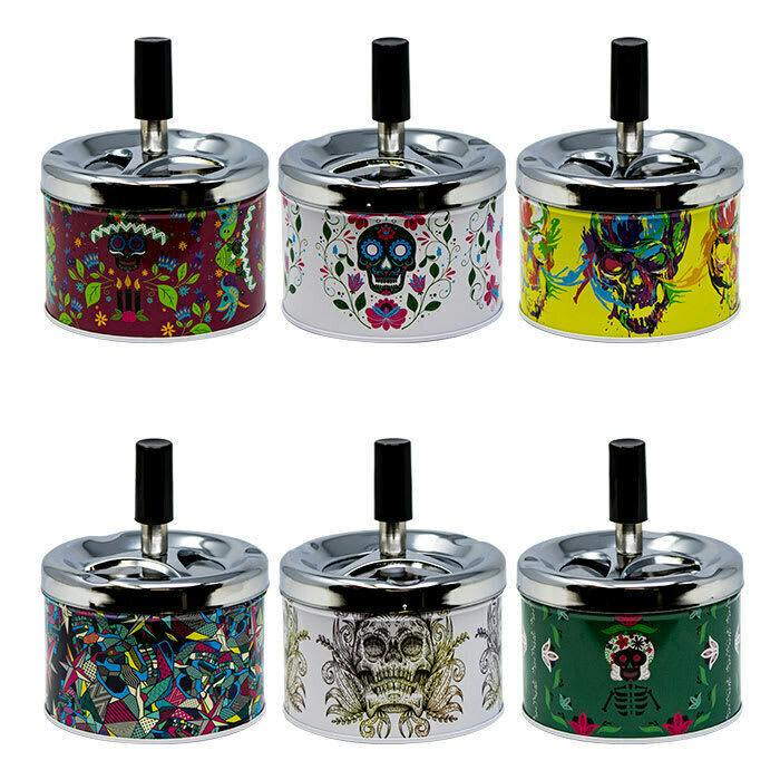 Blink Spin Skull Ashtray - Assorted Designs | Accessories