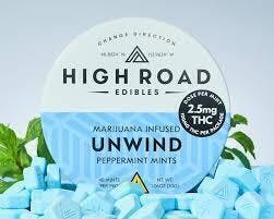 Unwind Peppermint Mints | Mints | 40pk | 2.5mg/ea by High Road