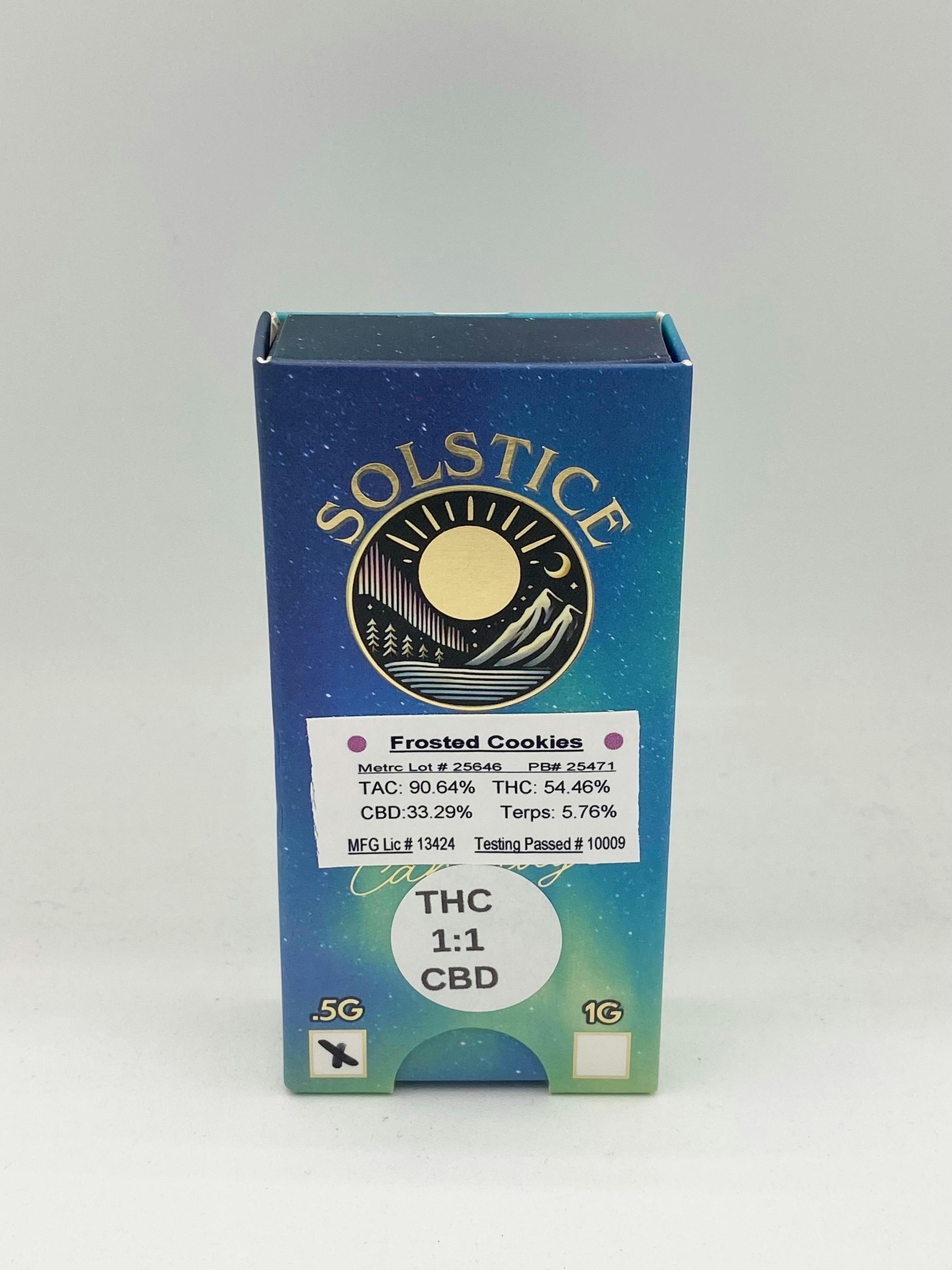Frosted Cookies | Cartridge | 0.5g by Solstice