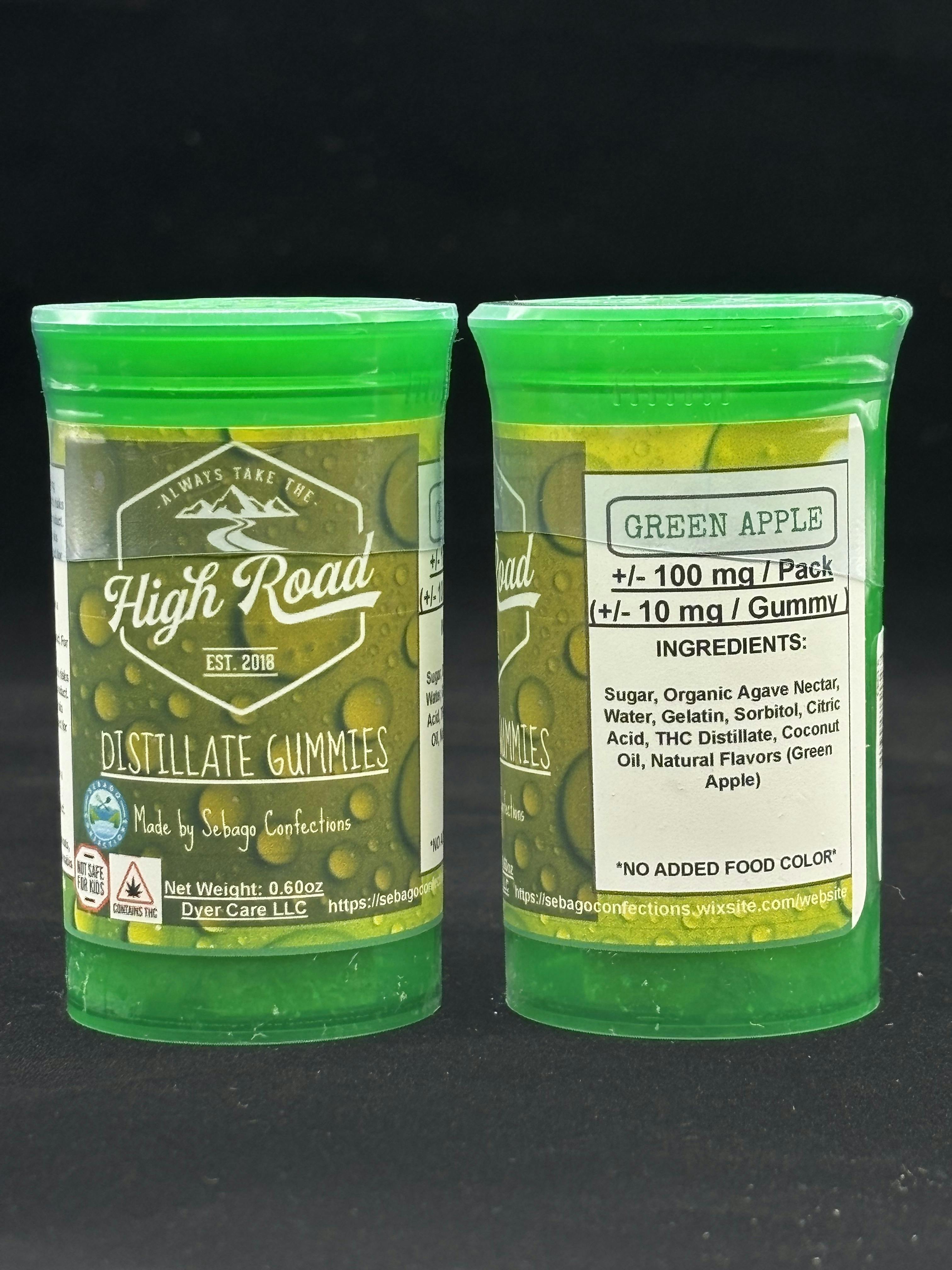 Green Apple Gummies | Gummies | 10pk | 10mg/ea by High Road