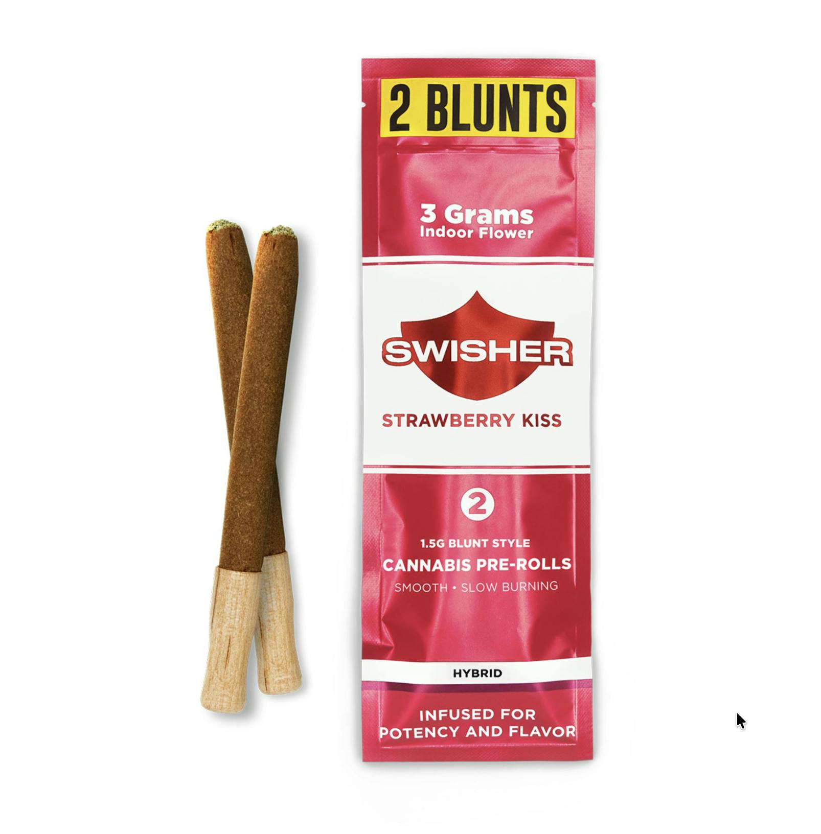 Strawberry Kiss | Infused Blunts | 1.5g ea | 2pk