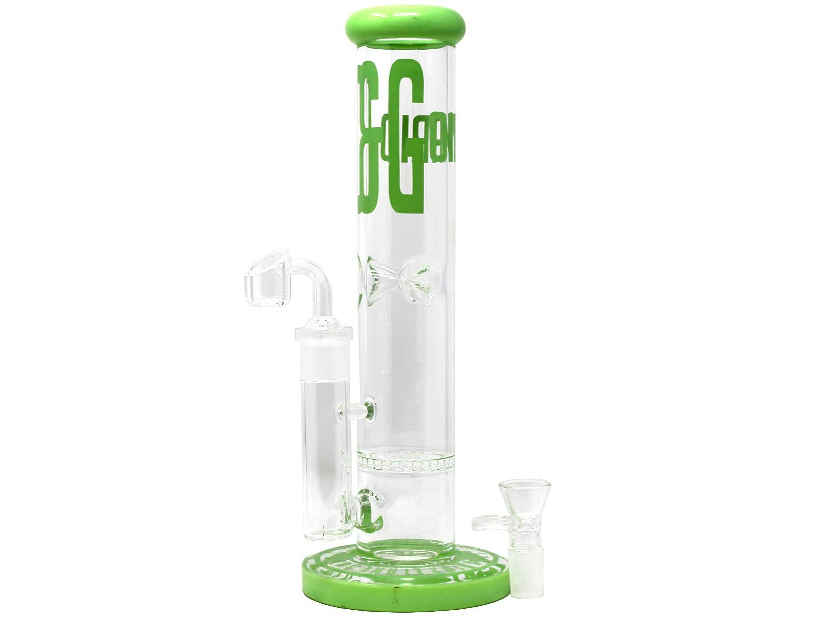 XYZ 12.5" Branded Bong Green 3140000267 | Bongs