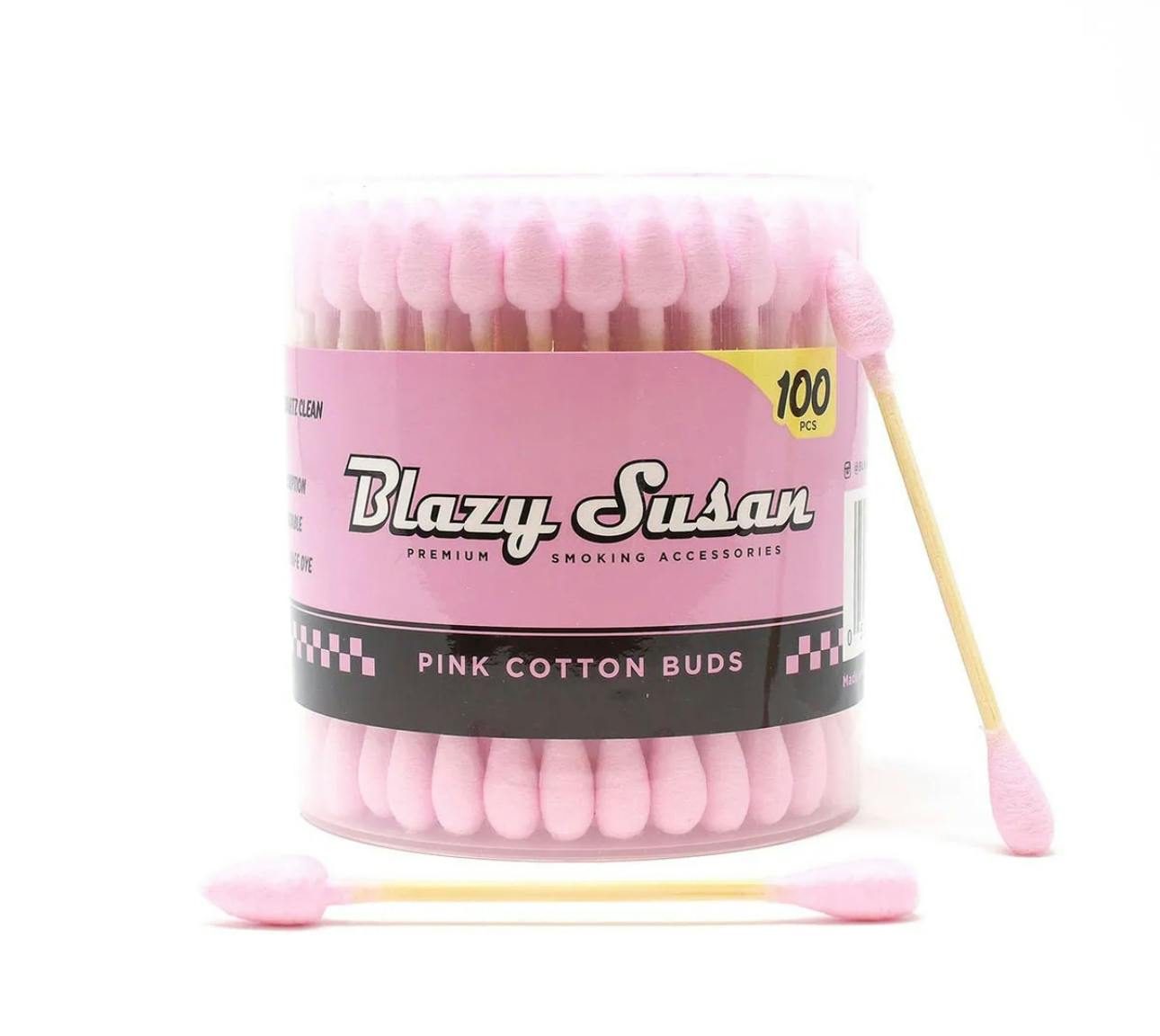 Blazy Susan cotton swabs (pink) | Accessories