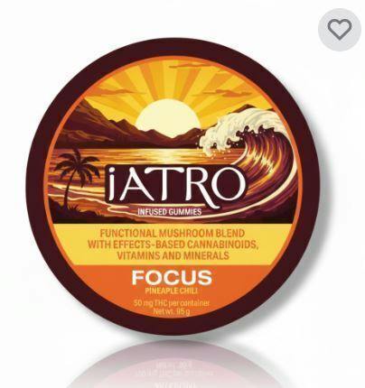 Iatro Pineapple Chili Focus Mushroom Gummies 50mg | Gummies | 50mg/ea