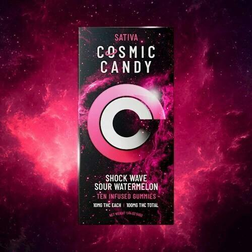 Shock Wave Sour Watermelon | Gummies | 10pk | 10mg/ea