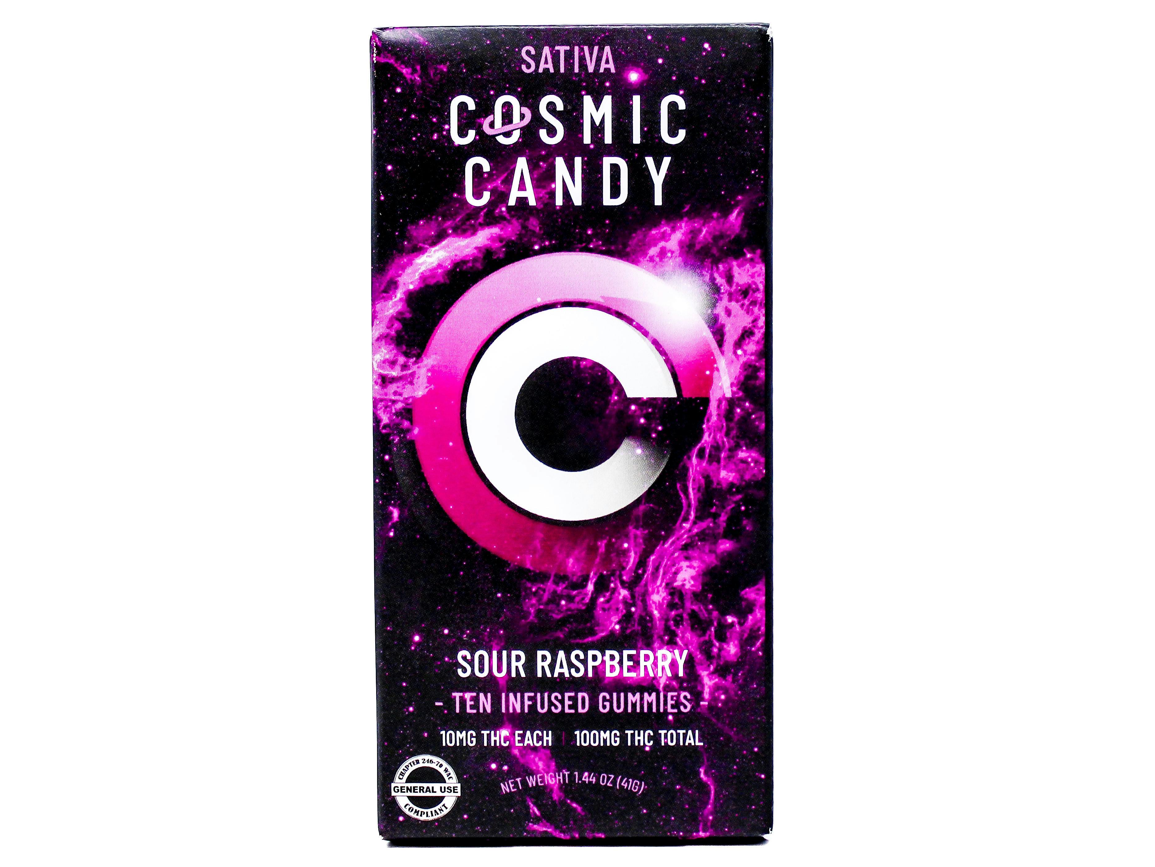 Space Time Sour Raspberry | Gummies | 10pk | 10mg/ea