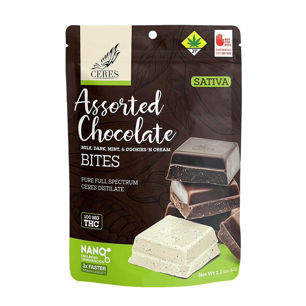 Assorted - Sativa [] (100mg) | Chocolates | 10pk | 10mg/ea
