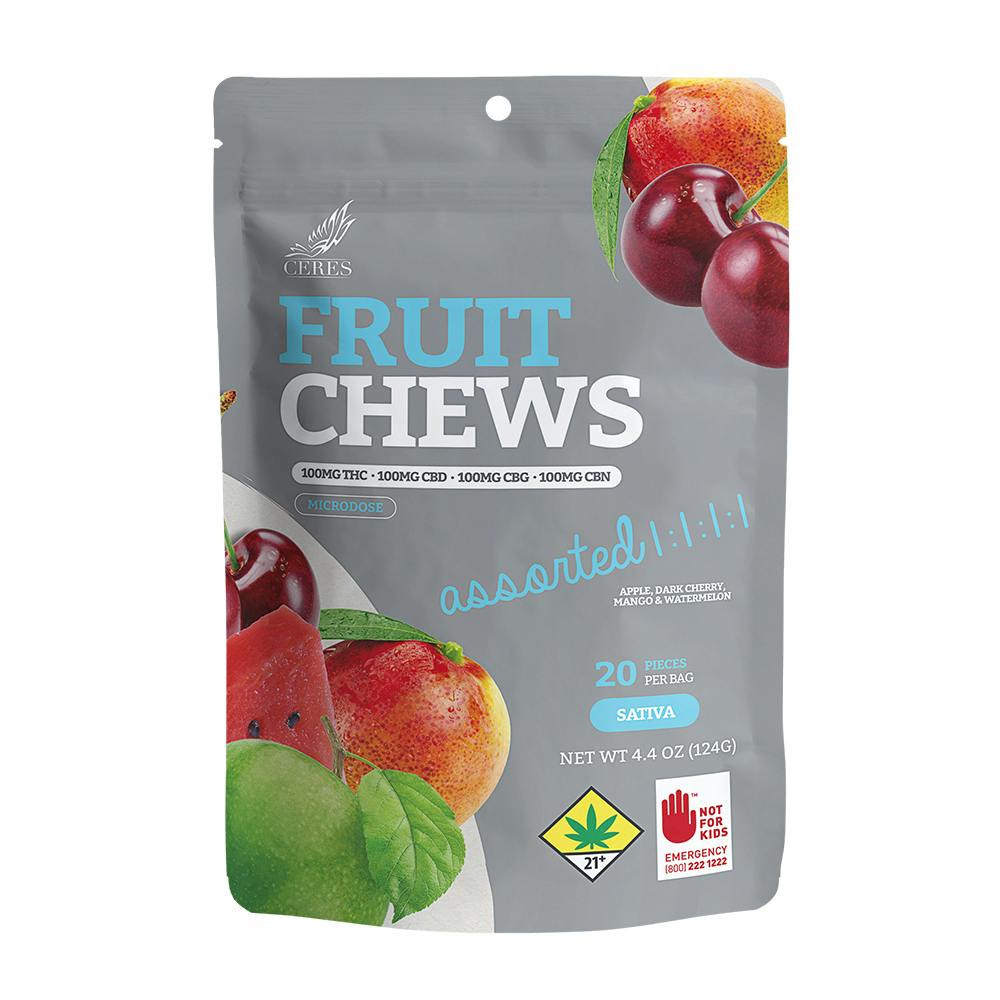 Assorted Gummies 1:1:1:1 20pk 5mg/ea