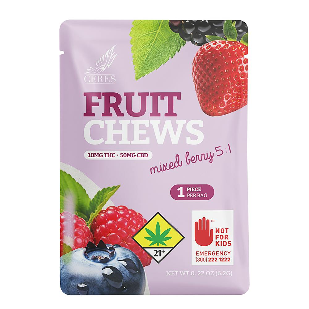 5:1 Mixed Berry [1pk] (50mg CBD/10mg THC) | 10mg/ea