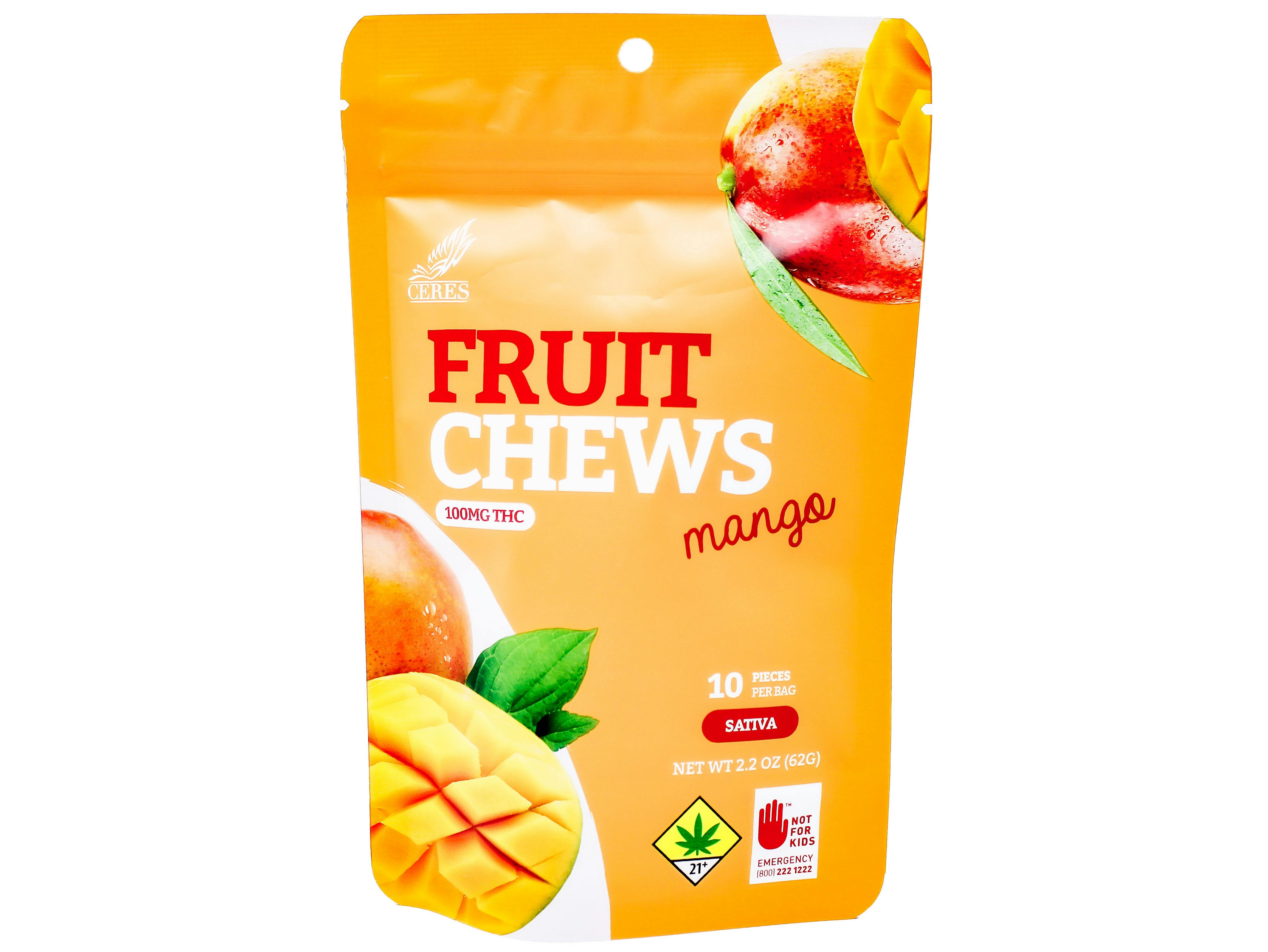 Mango Fruit Chew | Gummies | 10pk | 10mg/ea