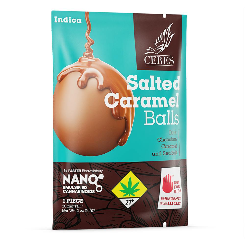 Salted Caramel - Indica [1pk] (10mg) | Chocolates | 10mg/ea at 210 Cannabis Co