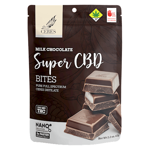 Milk Chocolate Super CBD Bites | Chocolates | 10pk | 1mg/ea