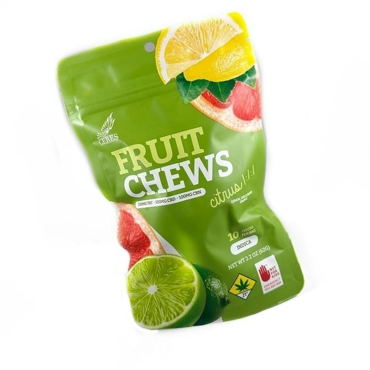Citrus 1:1:1 Chews | Gummies | 10pk | 10mg/ea