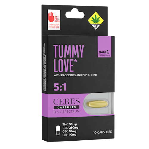 Tummy Love 5:1 Capsules | 10pk | 5mg/ea