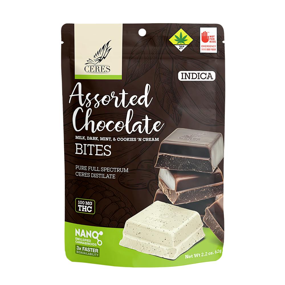 Assorted Indica Chocolates | Chocolates | 10pk | 10mg/ea
