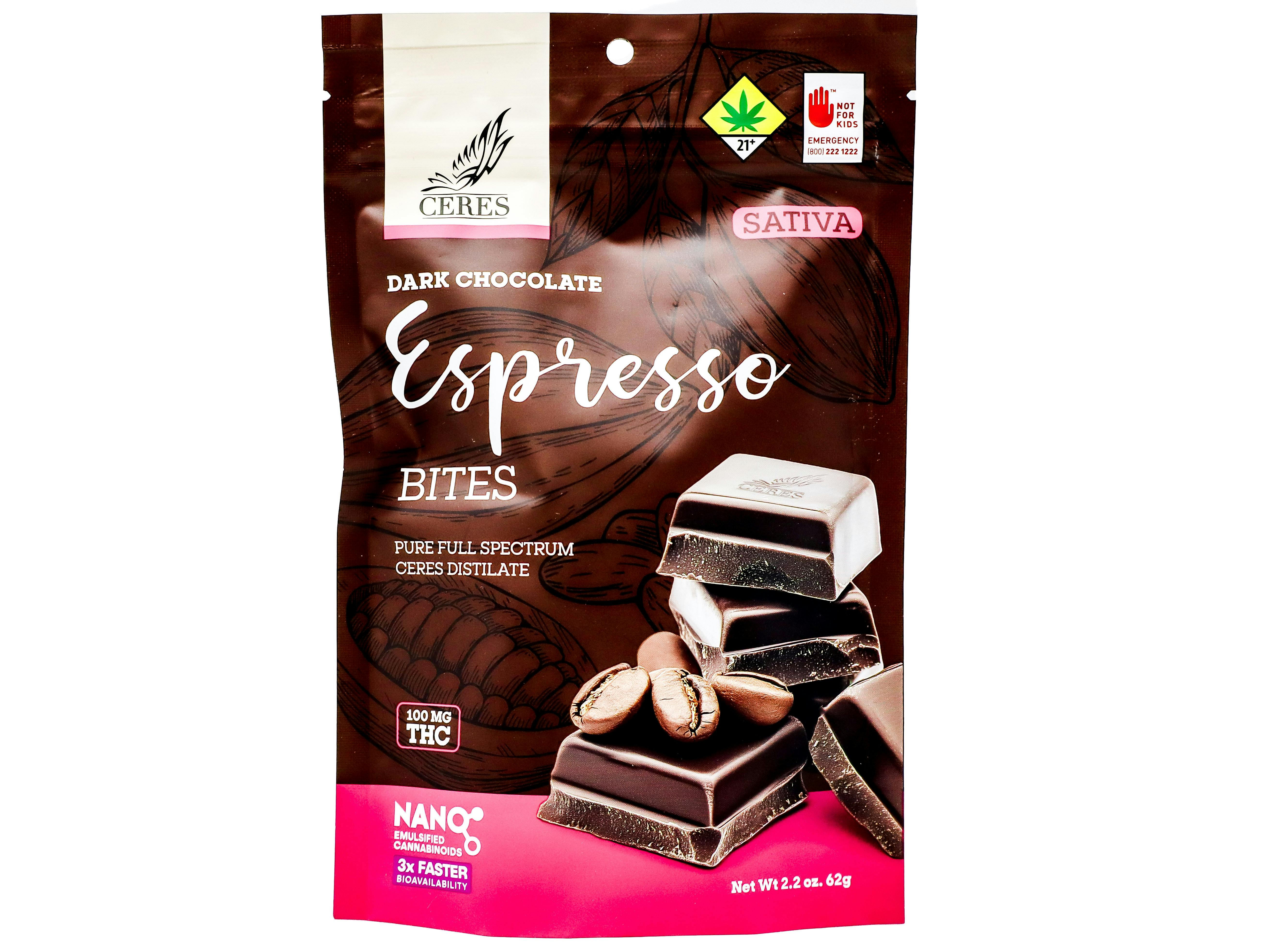 Espresso Chocolate Bites | Chocolates | 10pk | 10mg/ea