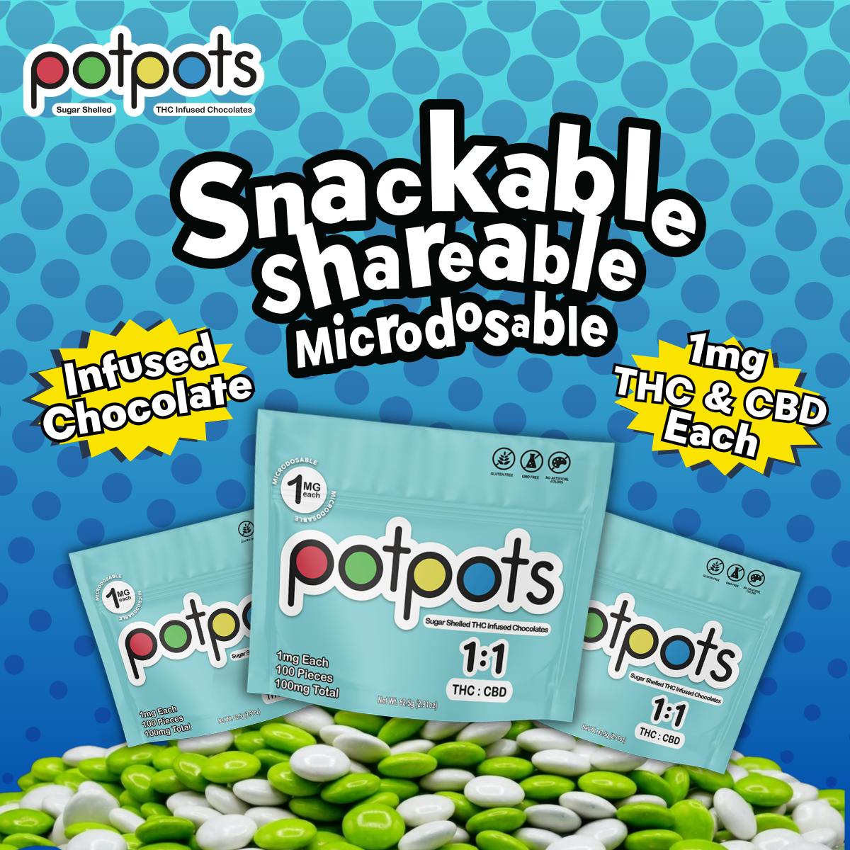 potpots - 1:1 - 100ct by Dream Edibles
