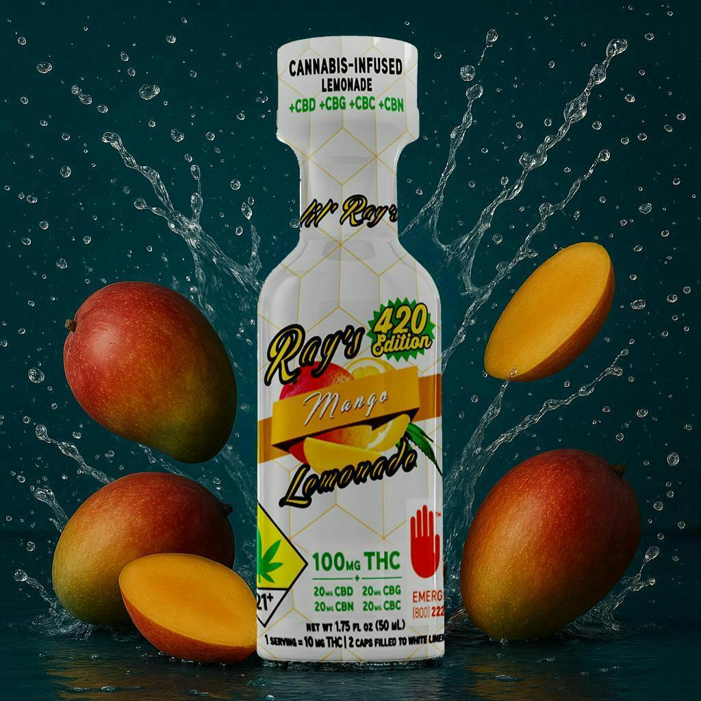 Lil' Ray's | Mango 420 5:1:1:1:1 | Non-Carb | 100mg THC | 1.75 fl oz