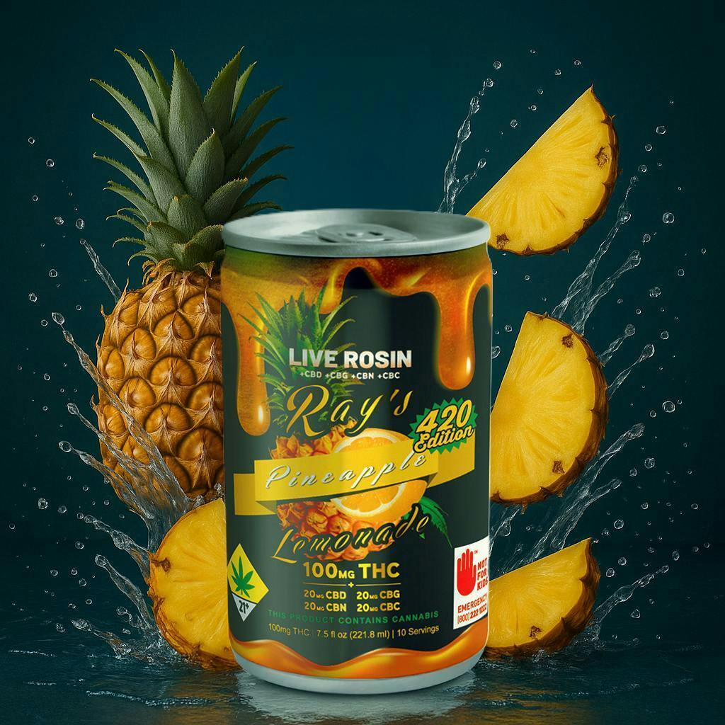 Pineapple 420 5:1:1:1:1 | Carbonated | 100mg THC | 7.5 fl oz