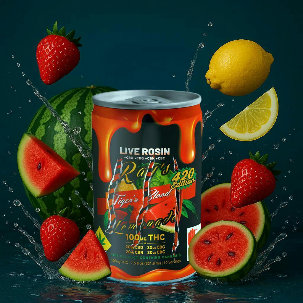 Tiger's Blood 420 5:1:1:1:1 | Carbonated | 100mg THC | 7.5 fl oz