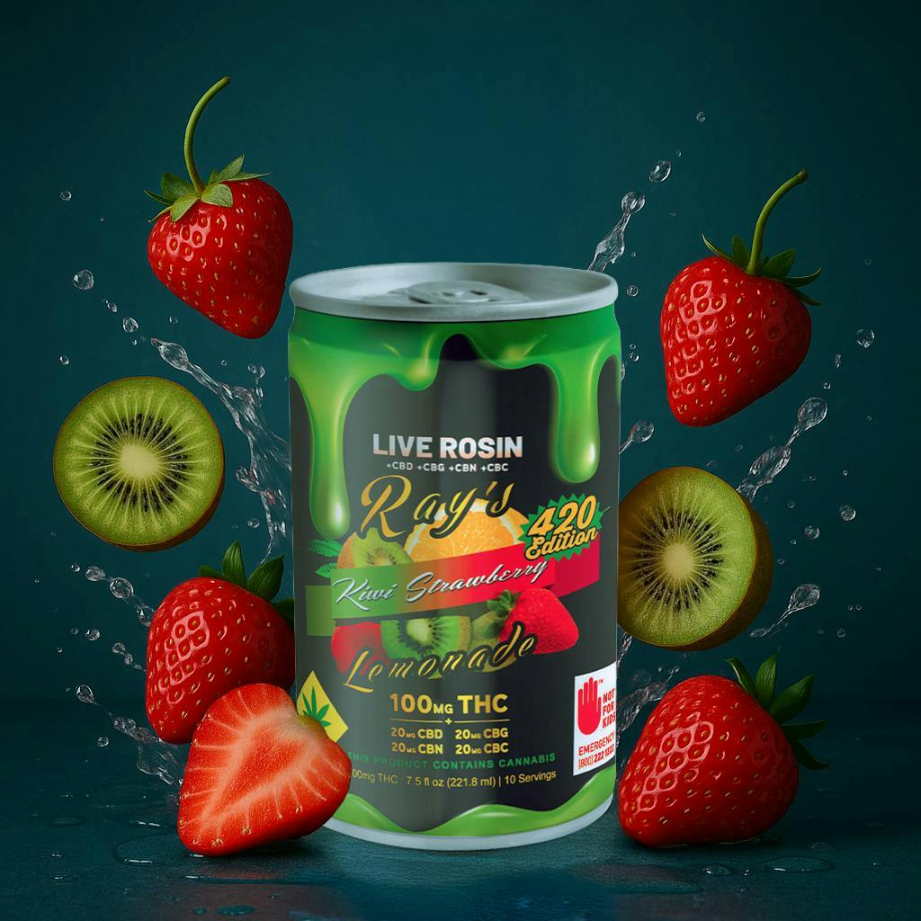 Kiwi Strawberry 420 5:1:1:1:1 | Carbonated | 100mg THC | 7.5 fl oz