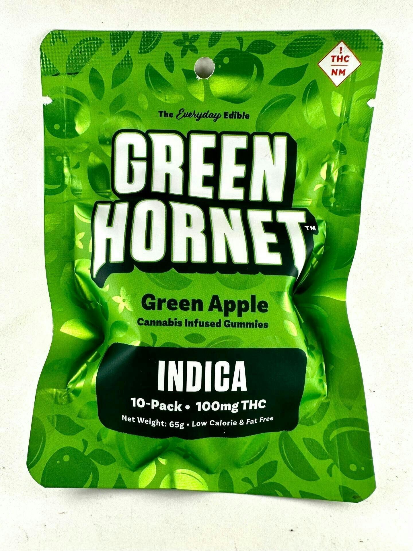 Green Hornet | Green Apple Gummies | 100mg | 10ct | 10mg/ea by Green Hornet
