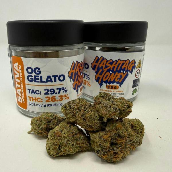 Hashtag Honey | OG Gelato | Big Buds | 3.5g by Hashtag Honey