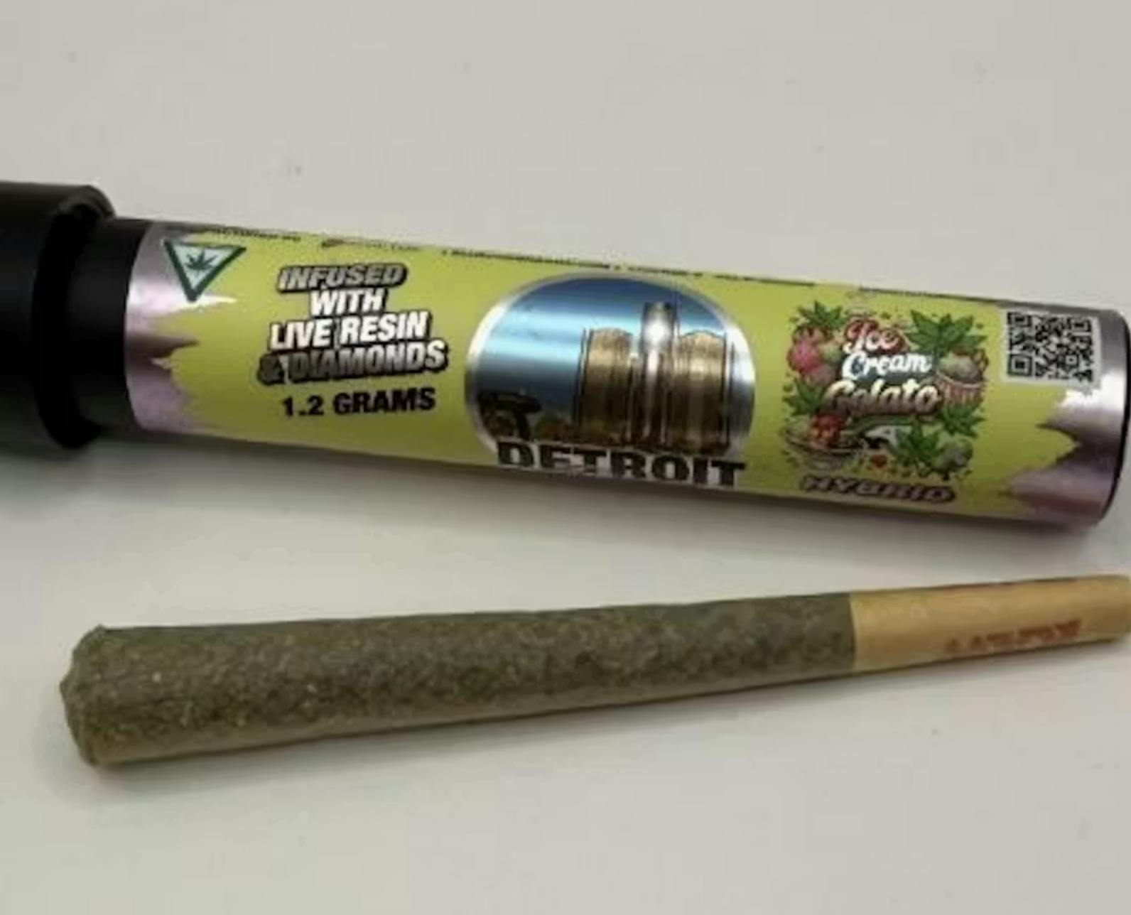 Detroit Dope | Ice Cream Gelato | Infused Joint | 1.2g