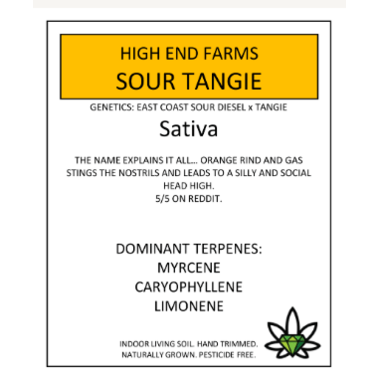 Sour Tangie | Joints | 1g | 2pk