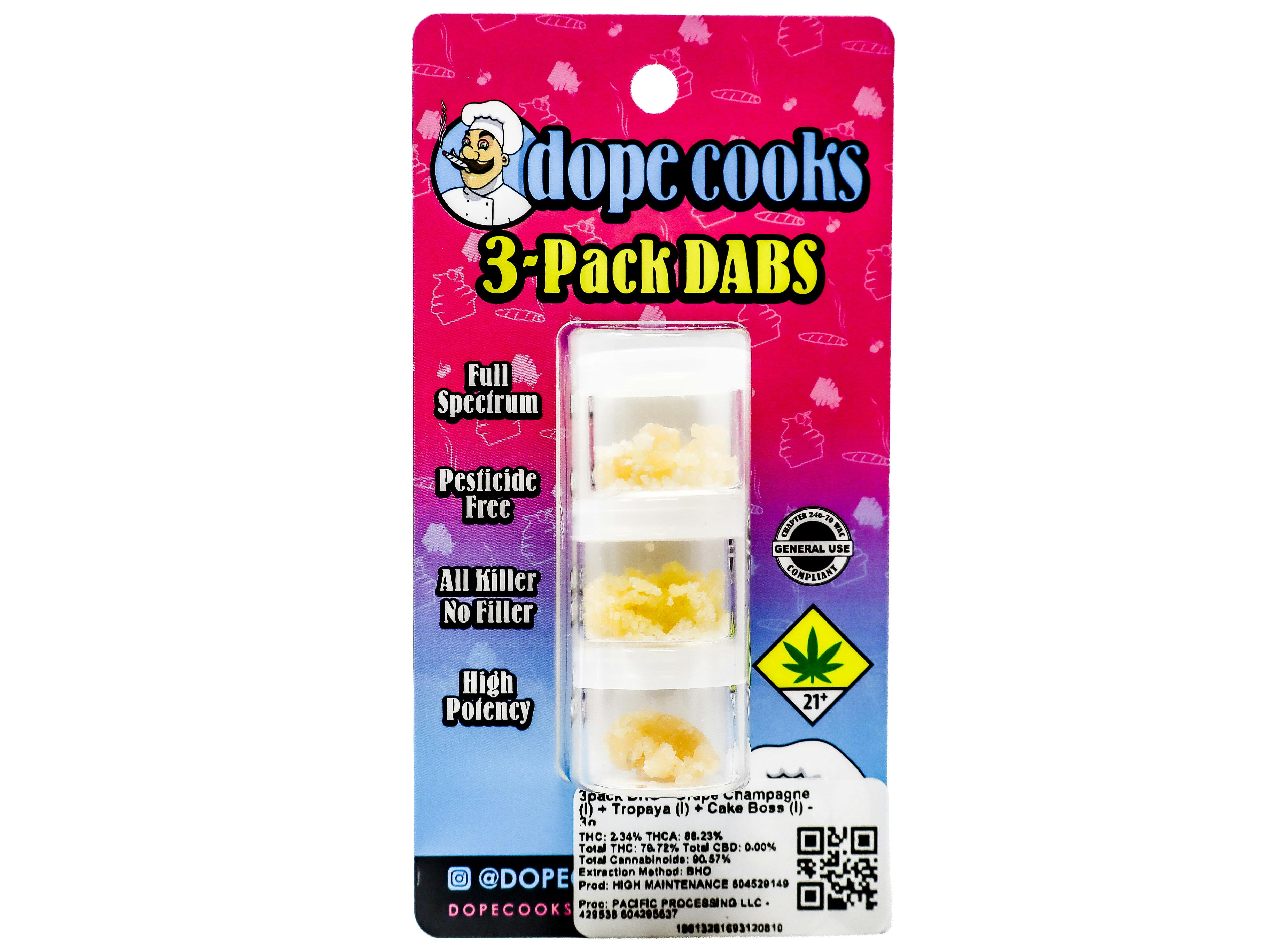 Grape Champagne + Tropaya + Cake Boss | Solvent | 3g