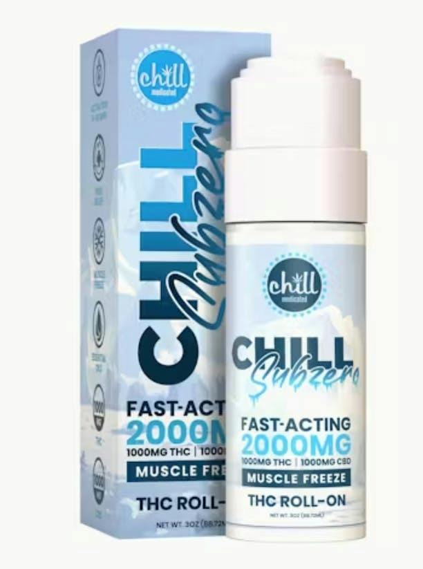 Sub Zero 1:1 Roll-on | Topicals | 2000mg by Chill