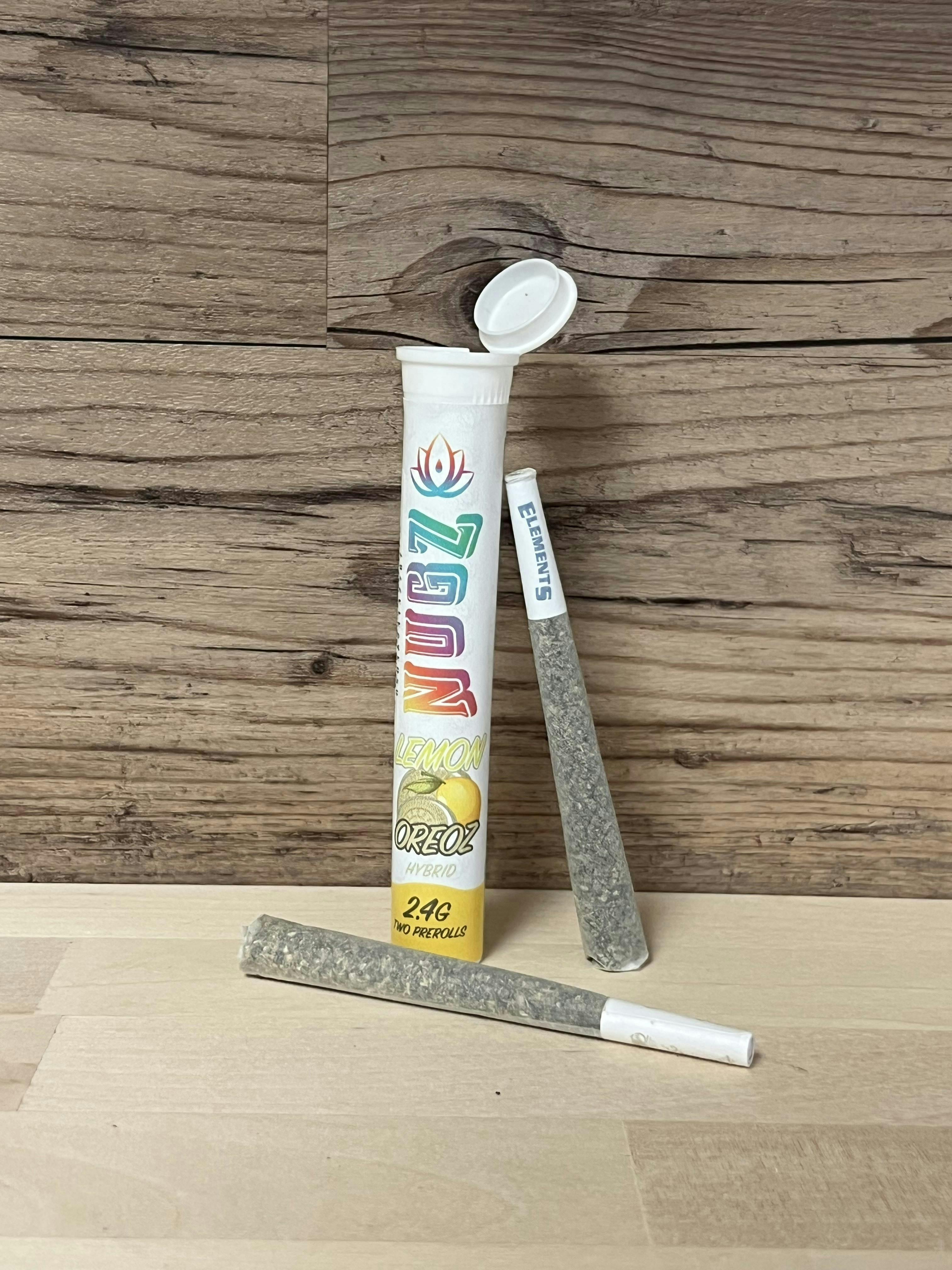 Nugz | Lemon Oreoz | Infused Joints | 1.2g each | 2pk by Nugz (CAN)