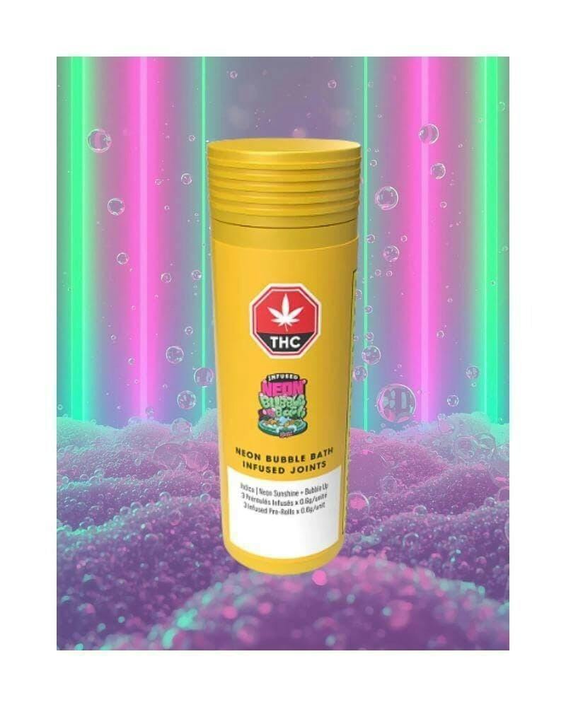 Nugz | Neon Bubble Bath | Infused Joints | 0.6g each | 3pk