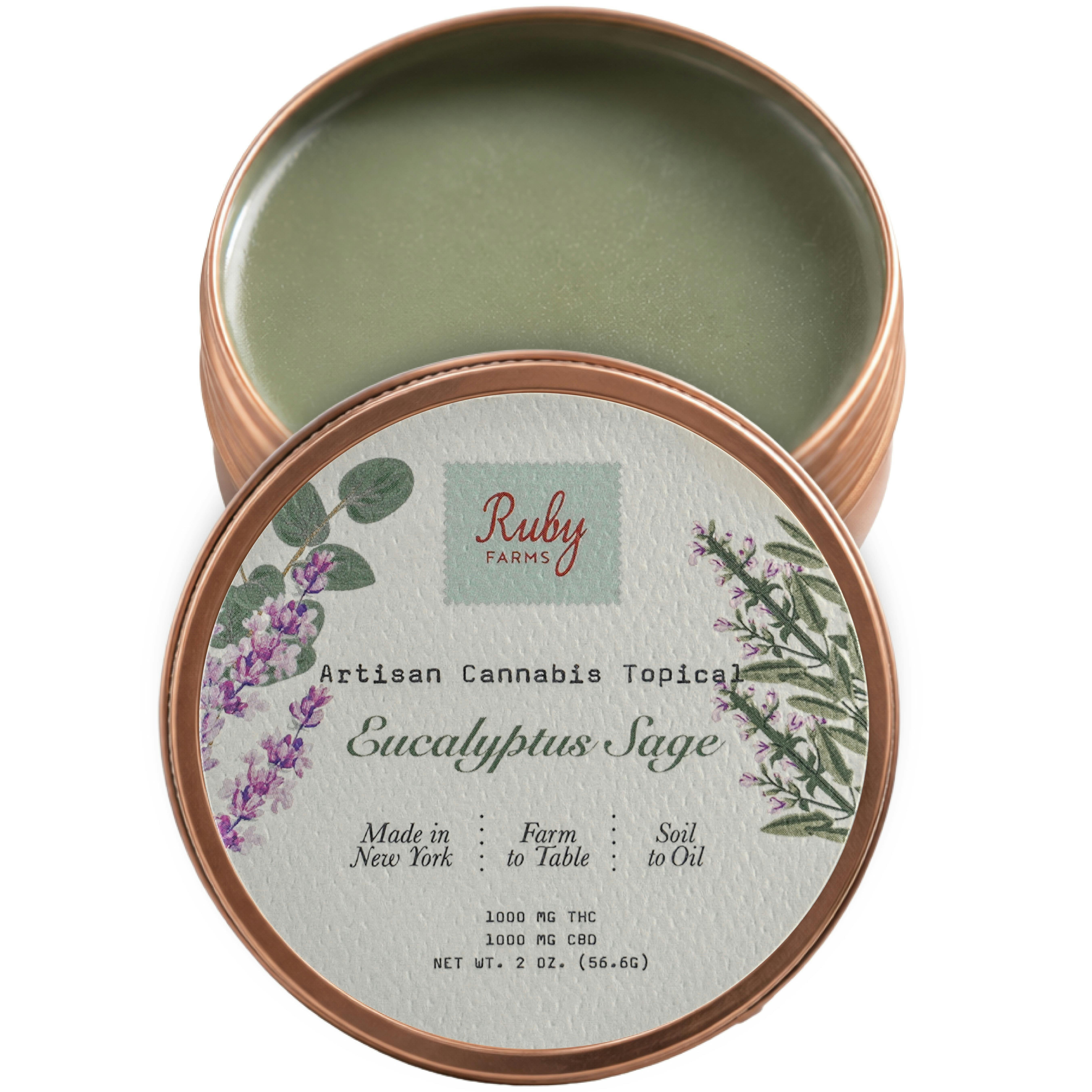 Eucalyptus Sage | Artisan Cannabis Topical | Net Wt. 2 OZ (56.6 G) at High End New York