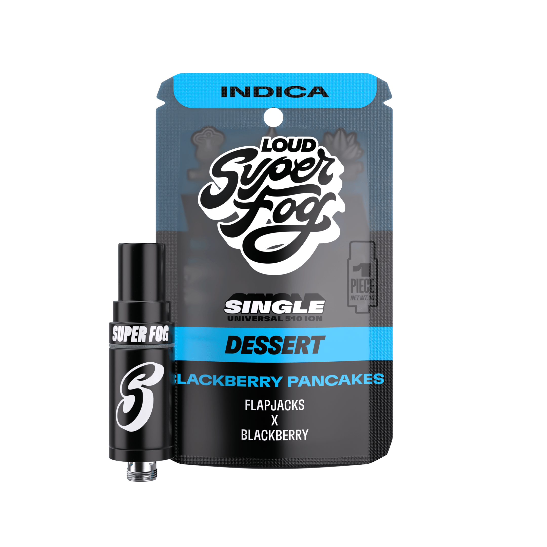 razz disposable vapes Loud Panda - Blue Razz - 2G Disposable