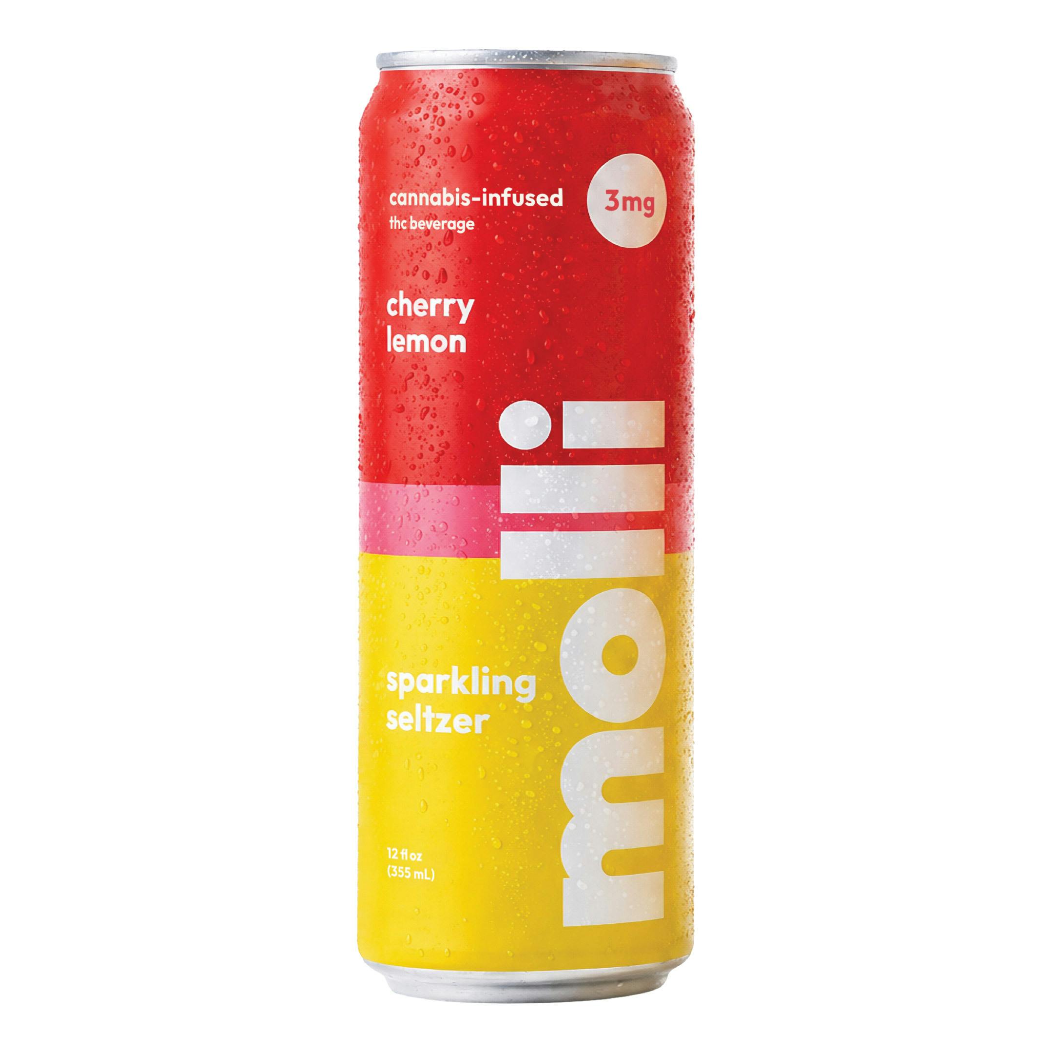Molli Cherry Lemon Fruit Seltzer | 3mg | 12 fl oz