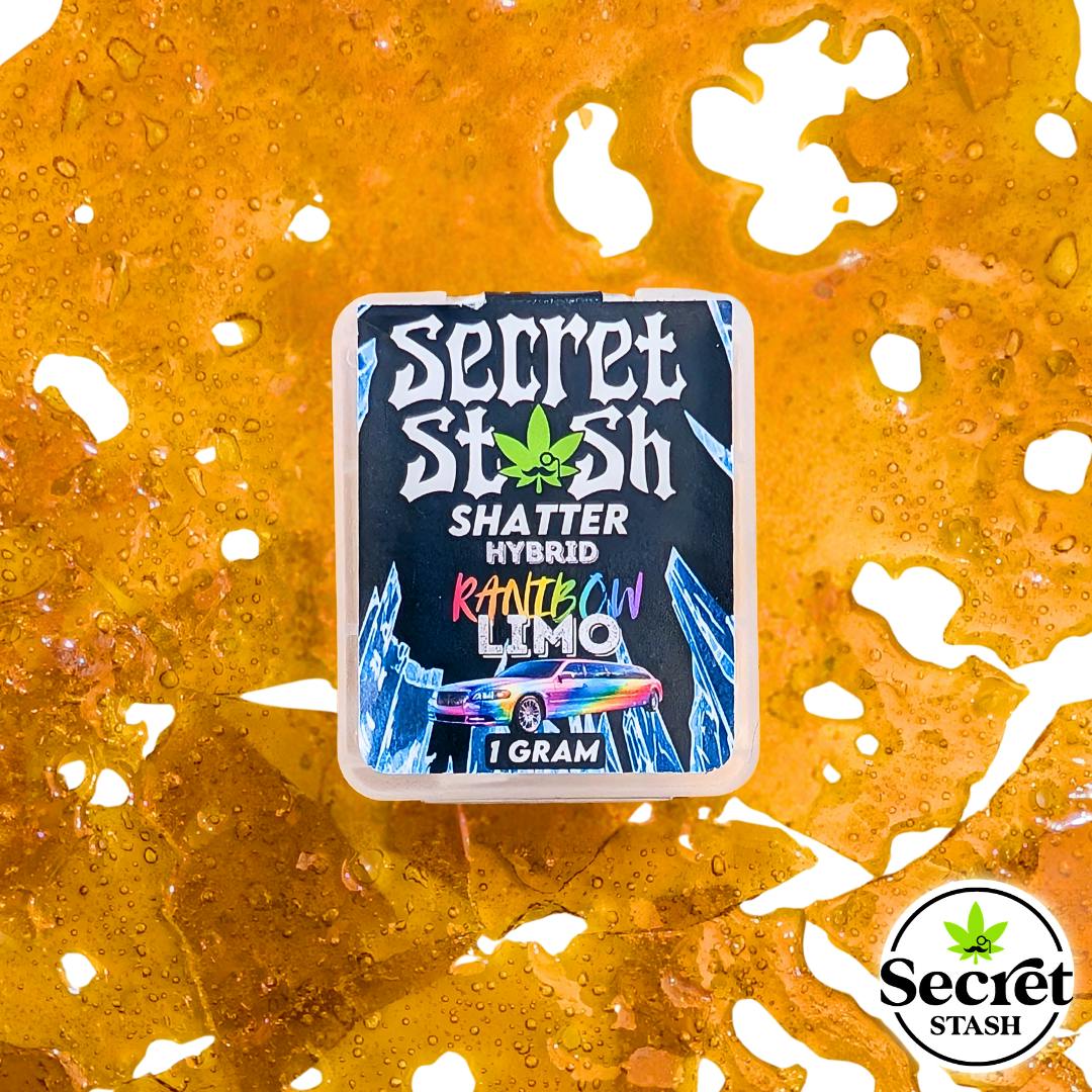 Secret Stash | Shatter | Rainbow Limo | 1g by Secret Stash