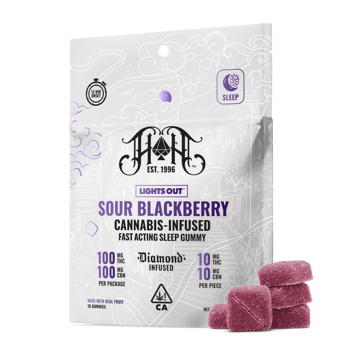 Heavy Hitters — Sour Blackberry - Fast-acting
