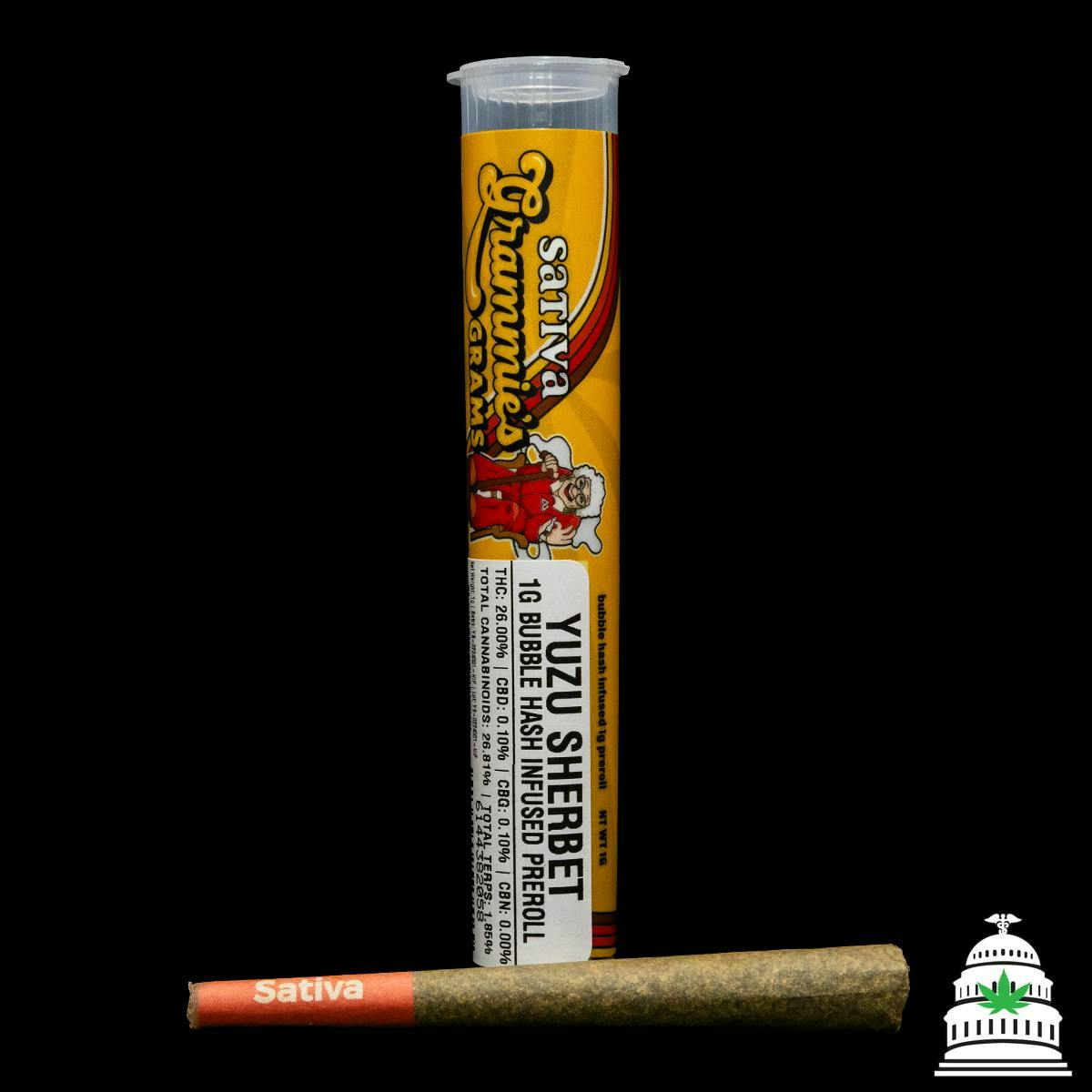 Method | Yuzu Sherbert | Bubble Hash Infused Joints | 1g by Method